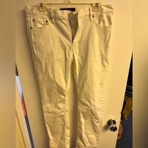 Banana Republic Slim White Jeans, 32x32